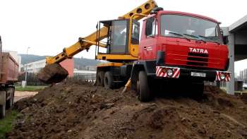 Аренда экскаватора Татра UDS 114, объем 0,7 куб.м.